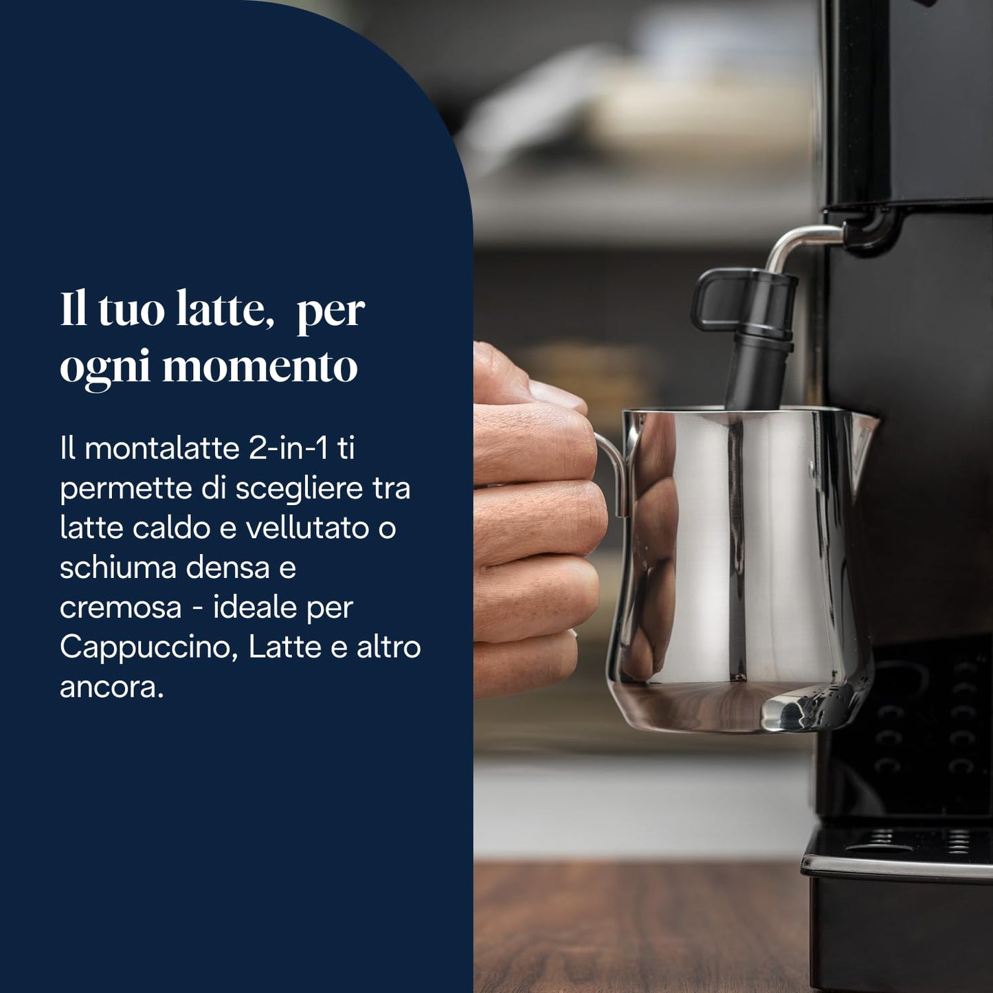 De'Longhi Magnifica S ECAM11.112.B Automatic Espresso Machine, Bean or Ground Coffee, Black