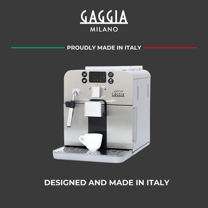 Gaggia Naviglio Deluxe Automatic Espresso Machine, Bean-to-Cup, Silver, Made in Italy