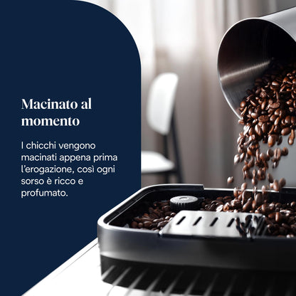 De'Longhi Magnifica ECAM292.33.SB Automatic Coffee Machine, 4 One-Touch Drinks, Silver