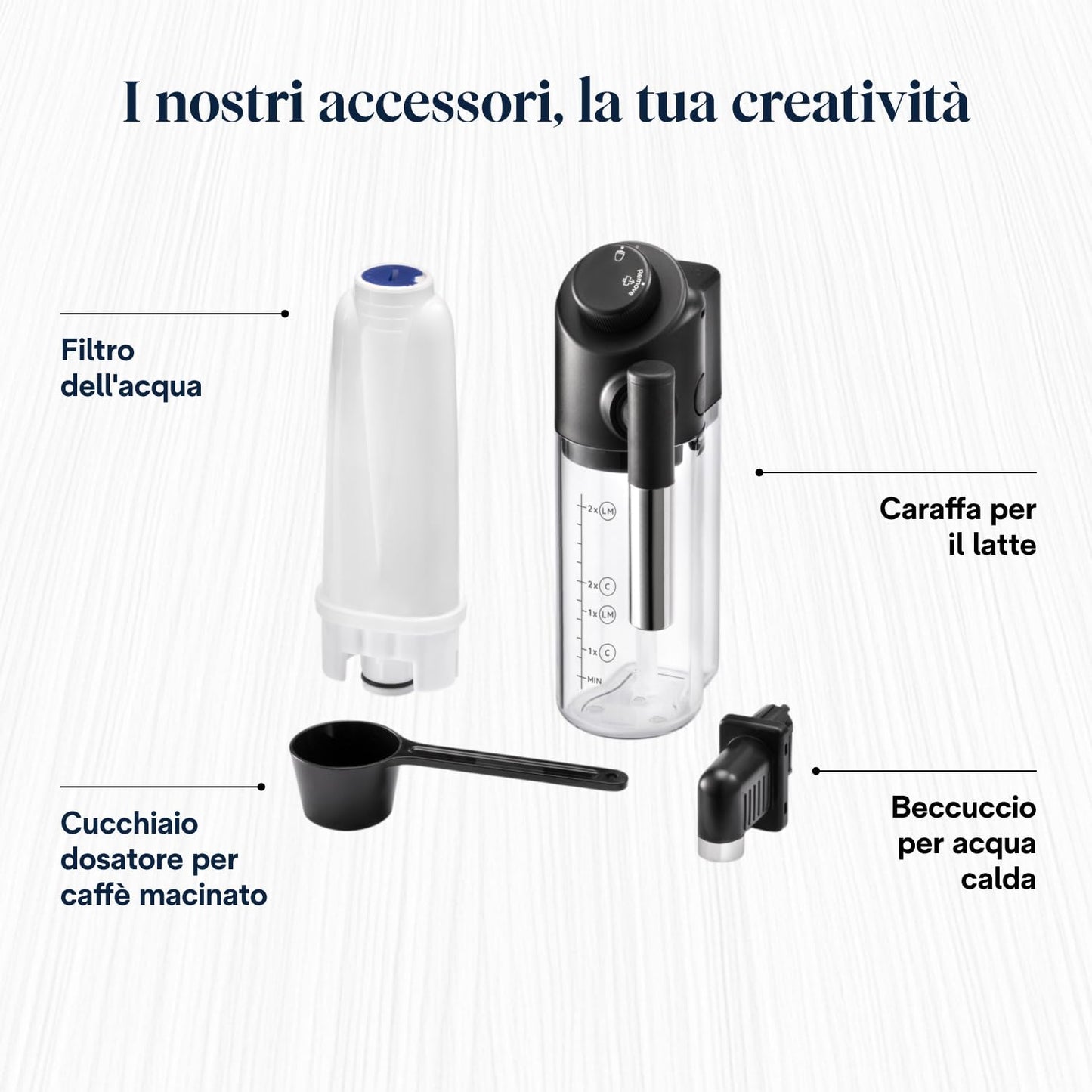 De'Longhi Magnifica Evo ECAM292.81.B Automatic Coffee Machine, 7 One-Touch Drinks, Black