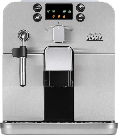 Gaggia Naviglio Deluxe Automatic Espresso Machine, Bean-to-Cup, Silver, Made in Italy