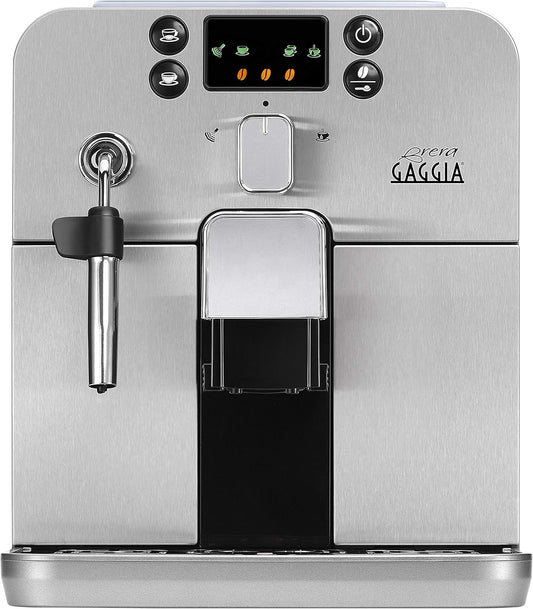 Gaggia Naviglio Deluxe Automatic Espresso Machine, Bean-to-Cup, Silver, Made in Italy