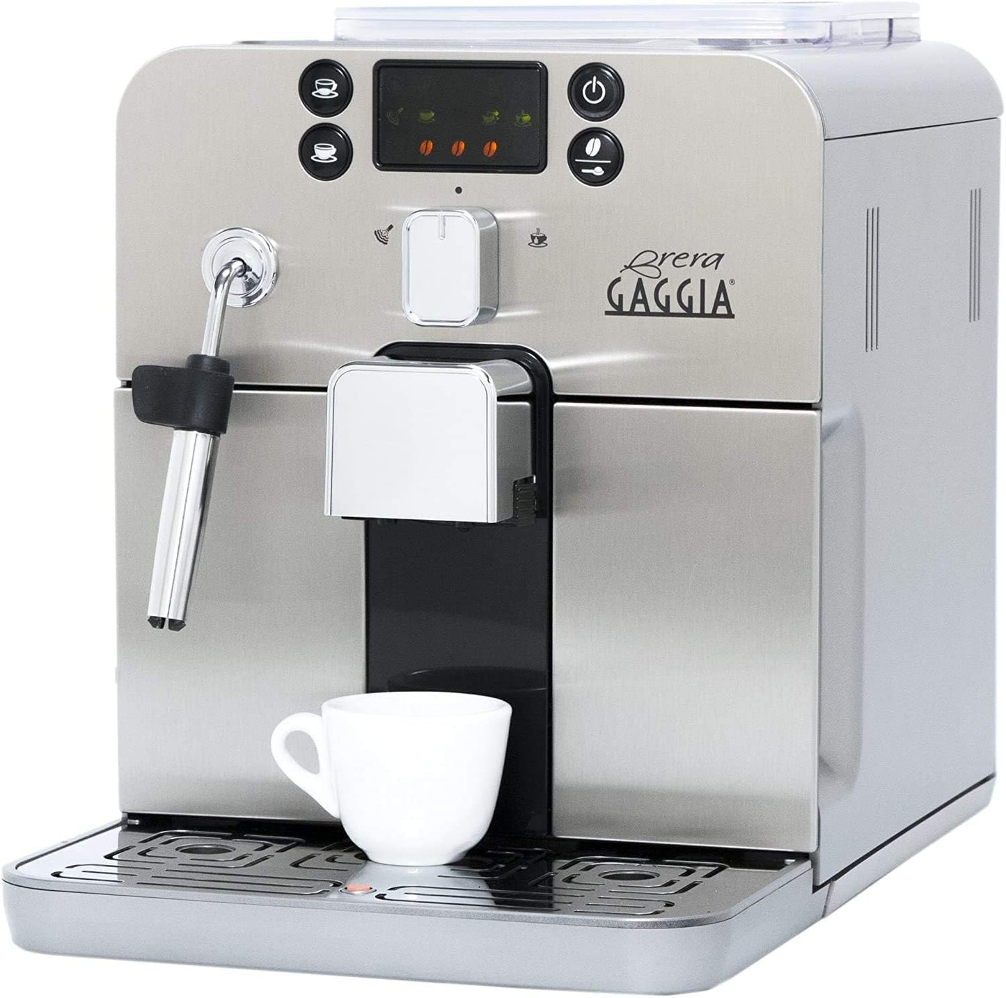 Gaggia Naviglio Deluxe Automatic Espresso Machine, Bean-to-Cup, Silver, Made in Italy