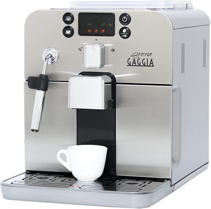 Gaggia Naviglio Deluxe Automatic Espresso Machine, Bean-to-Cup, Silver, Made in Italy
