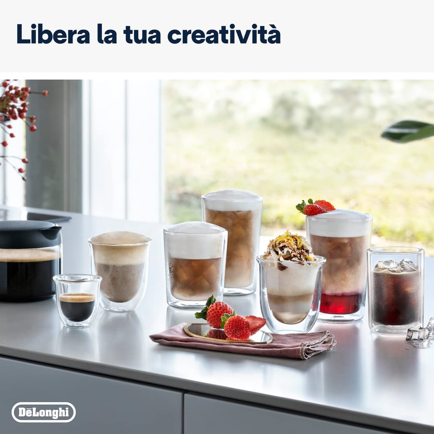 De'Longhi Eletta Explore ECAM452.67.G Coffee Machine, 50 Drinks, Cold Brew, LatteCrema